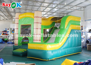 Çocuklar için şişme slayt 4*3.5*3.5m PVC Tarpaulin Şişme Slide Eğlence için Blower ile