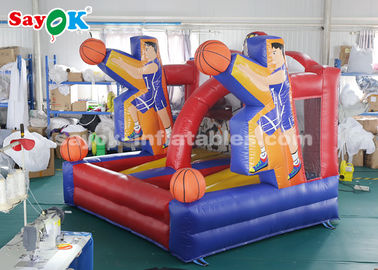 Şişme Basketbol Oyunu PVC Tente Basketbol Potası Oyun Merkezi İçin Şişme Oyun Vur