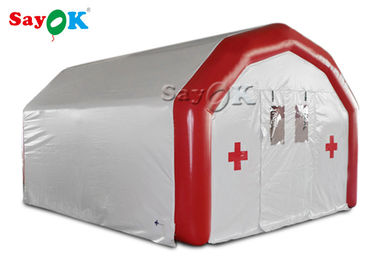 Tıbbi Yatakları Ayarlamak İçin Şişme Direk Çadırı Büyük Hava Geçirmez Mobil Hastane Şişme Tıbbi Çadır