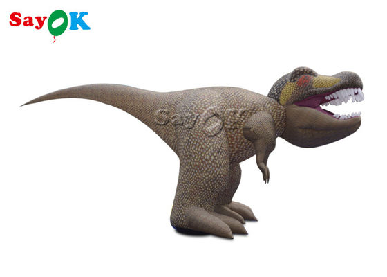 Şişme Noel Dinozoru 5m 15ft Şişme Maskot T-Rex Tyrannosaurus Dinozoru Sergi İçin